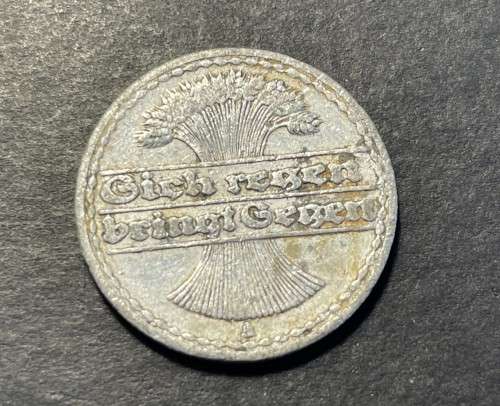 Nice 1922 A 50 Pfennig Aluminium coin from Germany