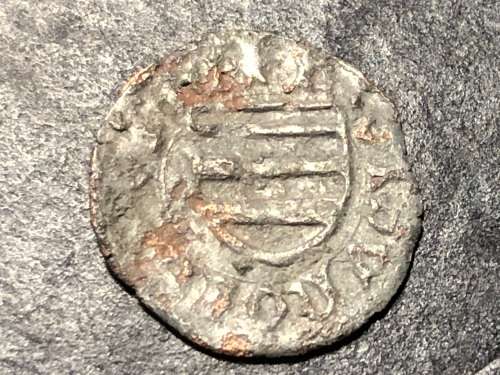 Very old Hungarian Denar coin - 1427 to 1437 - King Sigismund