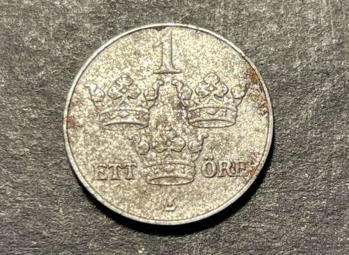 1947 1 Öre coin from Sweden