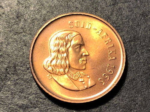 Brilliant Proof 1966 RSA 1 Cent coin