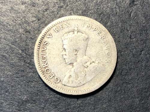 Scarce 1930 Union of South Africa Silver 6 pence coin