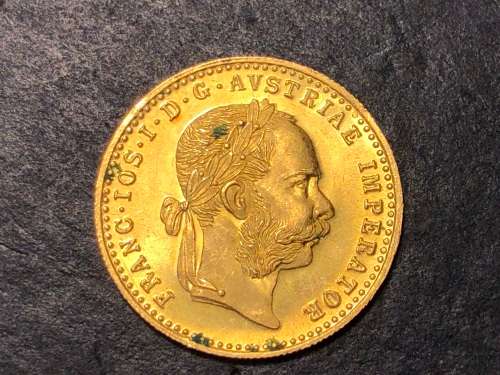 Excellent 1915 Austrian GOLD (98.6% fine) 1 Ducat Restrike coin - lot 1 of 2