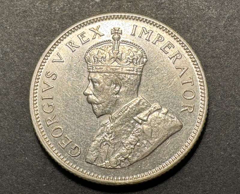 RARE 1936 SA Union 1 shilling silver coin in brilliant a/UNC - Catalogue value in UNC is R5,500