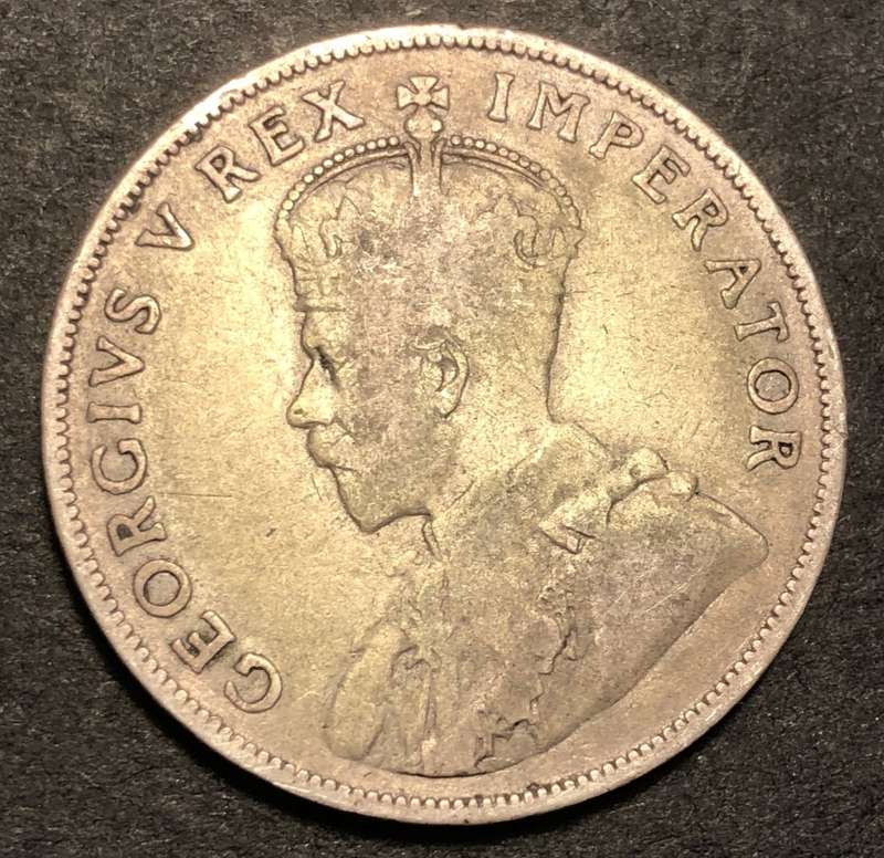 Scarce 1926 SA Union 2 shilling (florin) silver coin