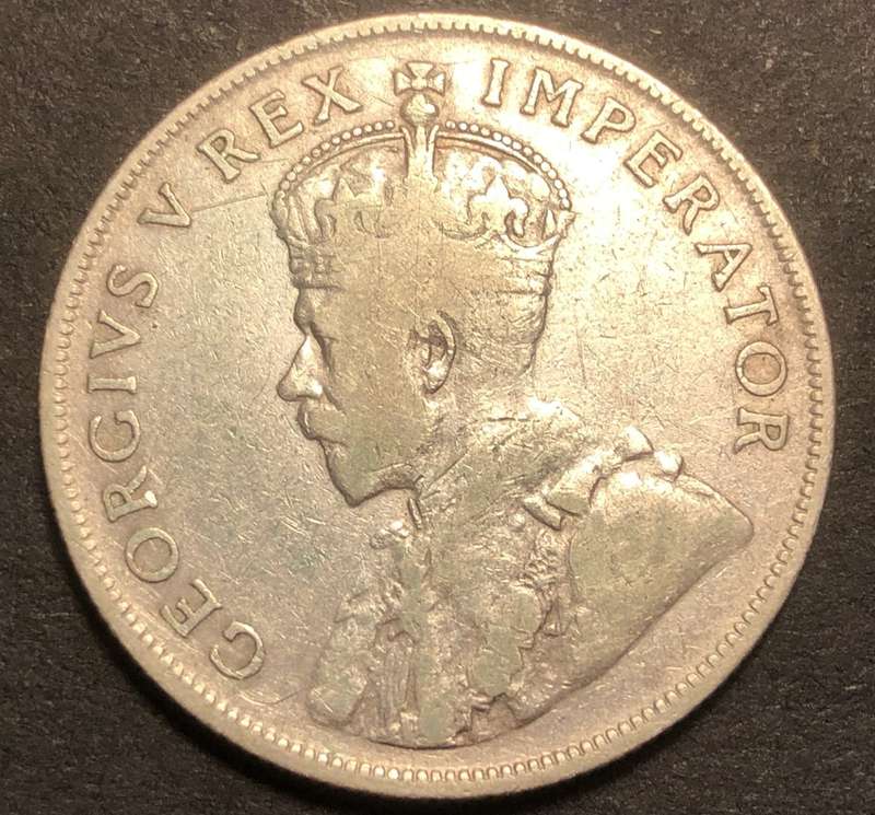 Scarce 1930 SA Union 2 shilling (florin) silver coin