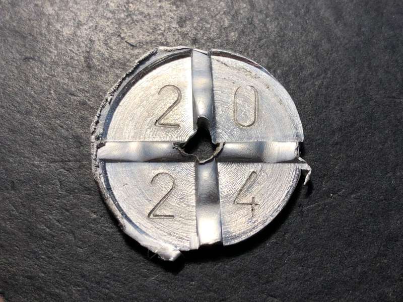 Nice UNC Homemade 2024 aluminum token
