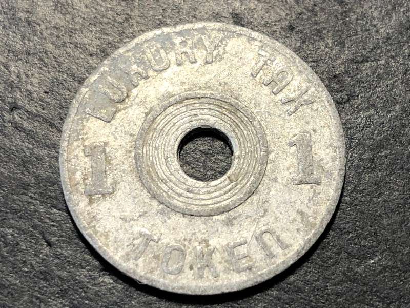 Interesting American ND (1937-1938) Luxury Tax token - State of Alabama