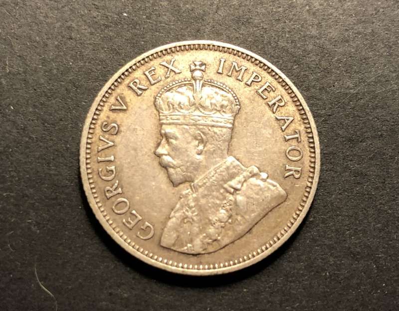 Excellent AU 1932 SA Union 1 shilling silver coin