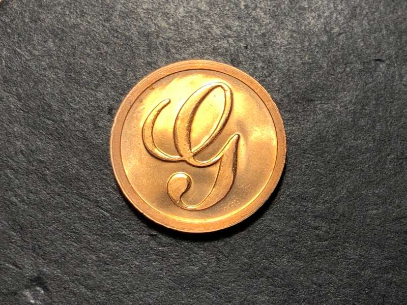 Scarce 1989 South African Pattern 5 cents coin - Large G reverse