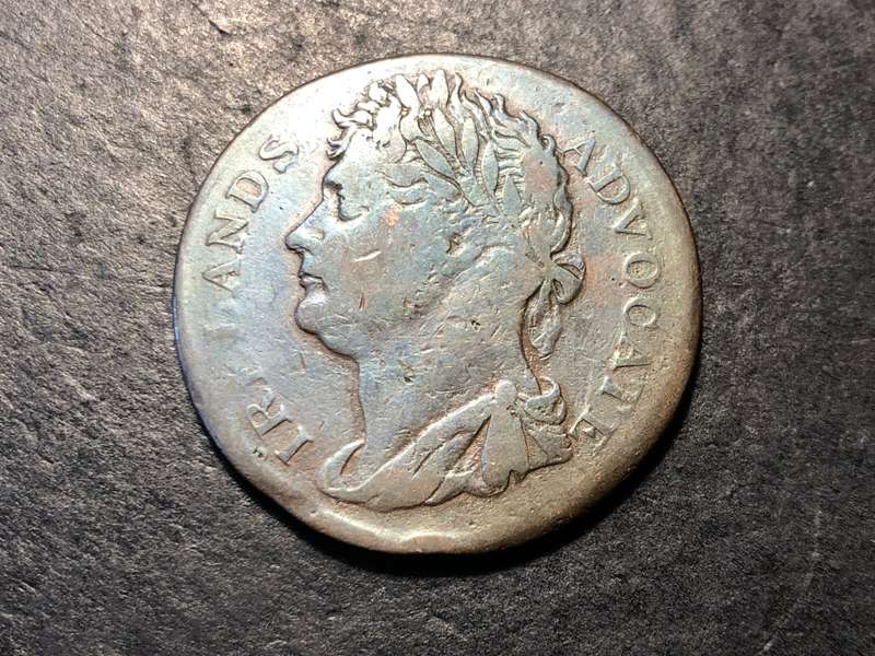 Undated (1757 - 1816) Bronze 1 penny token - Ireland Advocates
