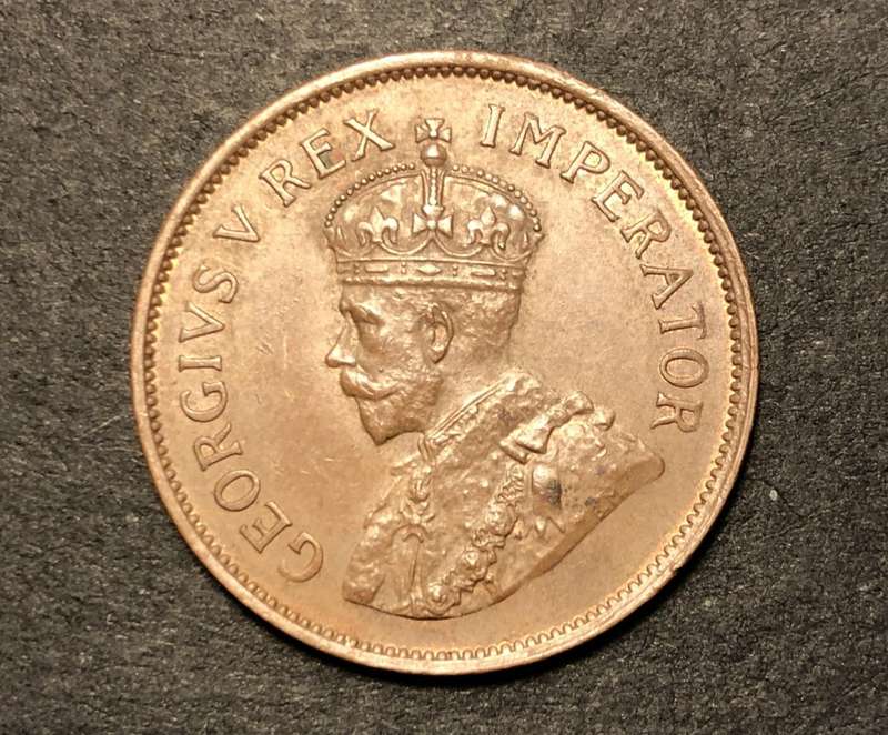 Rare UNC 1935 SA Union ½ penny coin - High Catalogue value