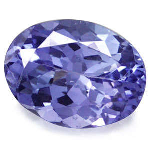 BEAUTIFUL NATURAL OVAL TANZANITE VIOLET/BLUE