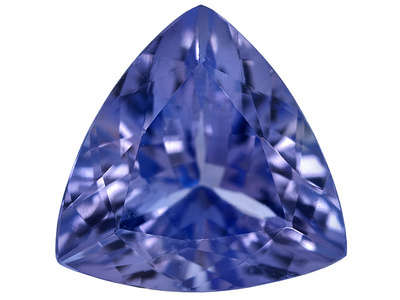 NATURAL TRILLION CUT BLUE/VIOLET TANZANITE 1.55CT