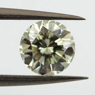 NATURAL PALE YELLOW BERYL 1.05 CT ROUND CUT