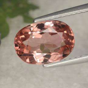 2.01ct  STUNNING TOURMALINE PINKISH PEACH OVAL SHAPE 100% NATURAL GEMSTONE!