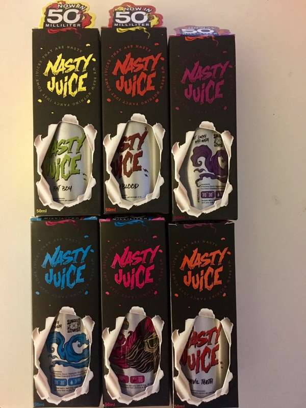 Nasty Juice E-liquid/Vape Juice/Smoke Juice 50ml 3mg (Bad Blood)