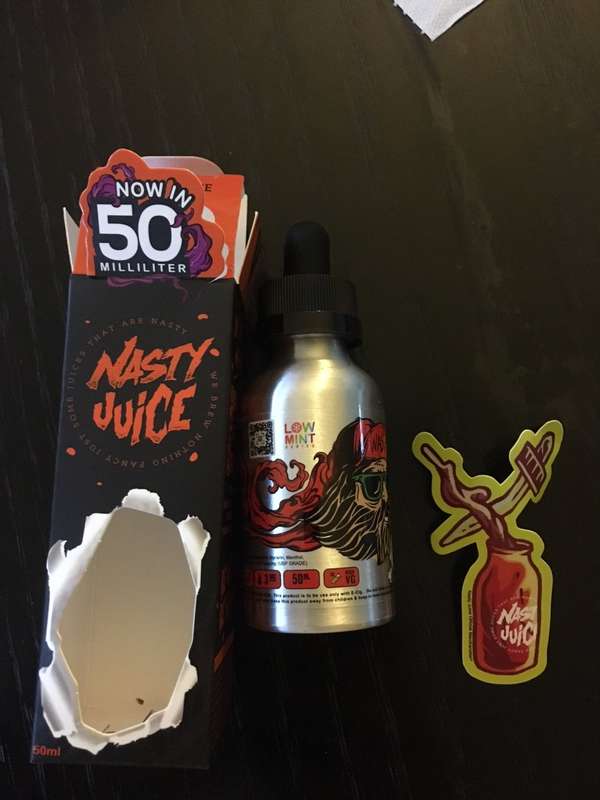 Nasty Juice E-liquid/Vape Juice/Smoke Juice 50ml 3mg (Bad Blood)