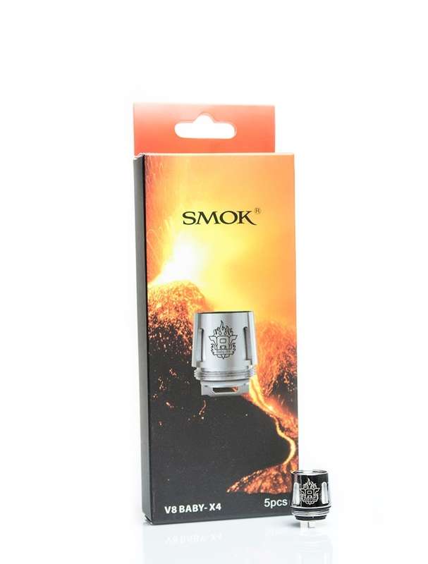 SMOK TFV8 V8 BABY X4 COIL QUADRUPLE CORE 1 PCS Atomizer AL85 Alien 220 V8 Replacement Head