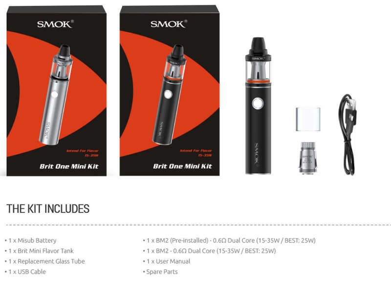SMOK BRIT ONE MINI STARTER KIT Vaporizer / Vape