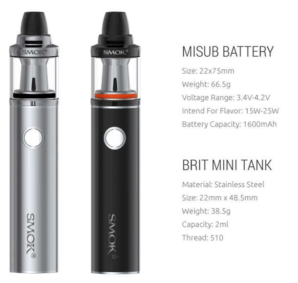 SMOK BRIT ONE MINI STARTER KIT Vaporizer / Vape