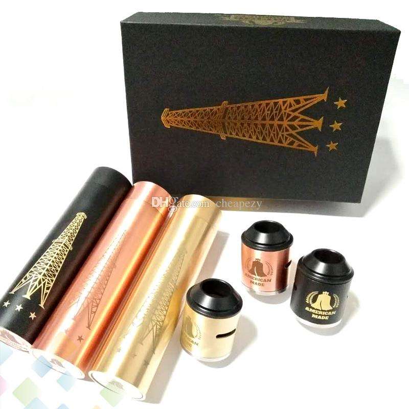 American Made Rig V3 Mech Mod Mechanical Mod RDA RBA Kit/ Vaporizer / Vape