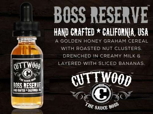 Cuttwood E-liquid/Vape Juice/Smoke Juice - Boss Reserve 30ml 0mg