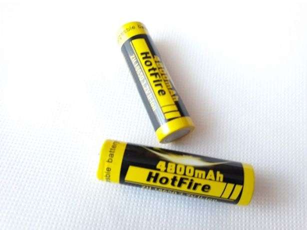 Two AMP 4800 MaH 18650 HIGH DRAIN/ HIGH AMP RECHARGEABLE VAPE BATTERY (A Pair) HOTFIRE