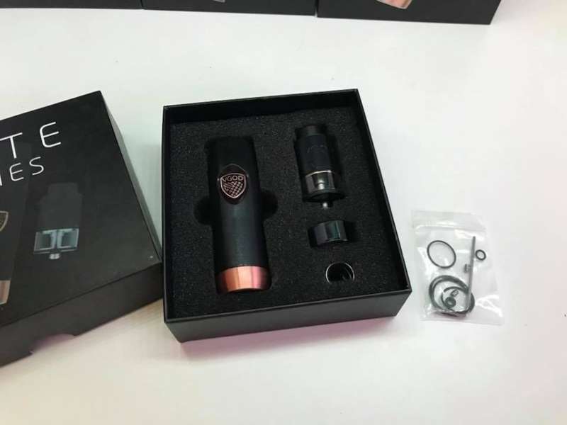 VGOD Elite Style Mechanical Mech Mod + VGOD Tricktank Pro RDTA RBA Kit / Vaporizer / Vape