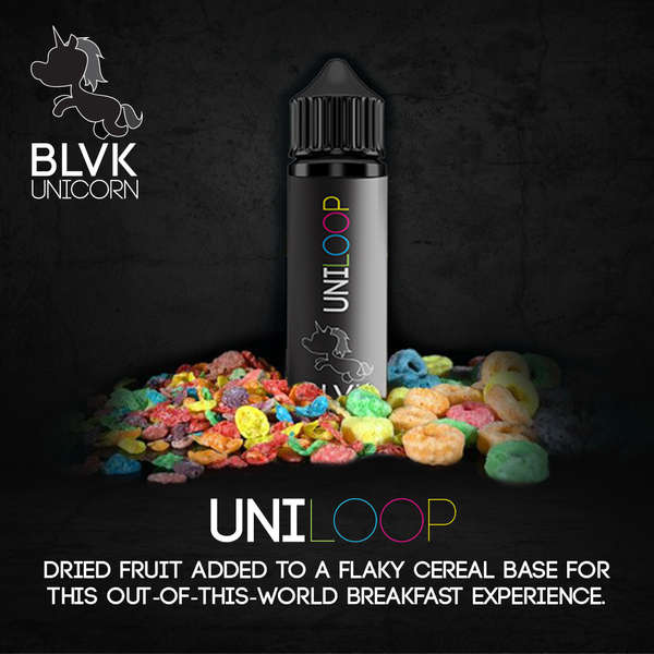 BLVK Unicorn Ejuice 60ml- UniLoop Eliquid - E-liquid/Vape Juice/Smoke Juice 60ml 3mg