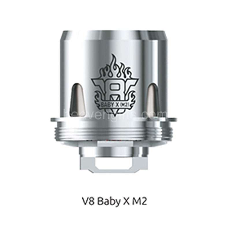 SMOK TFV8 Tank X-BABY M2 0.25 ohm COILS DUAL COIL CORE 1 PCS Atomizer  X8 Stick Replacement Head