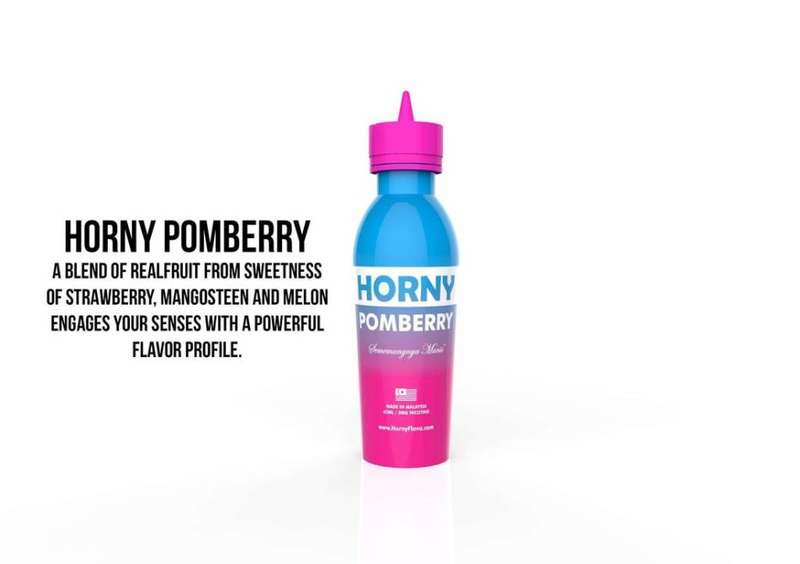HORNY FLAVA - POMBERRY - 65ML 3mg E-LIQUID 60ml /Vape Juice/Smoke Juice