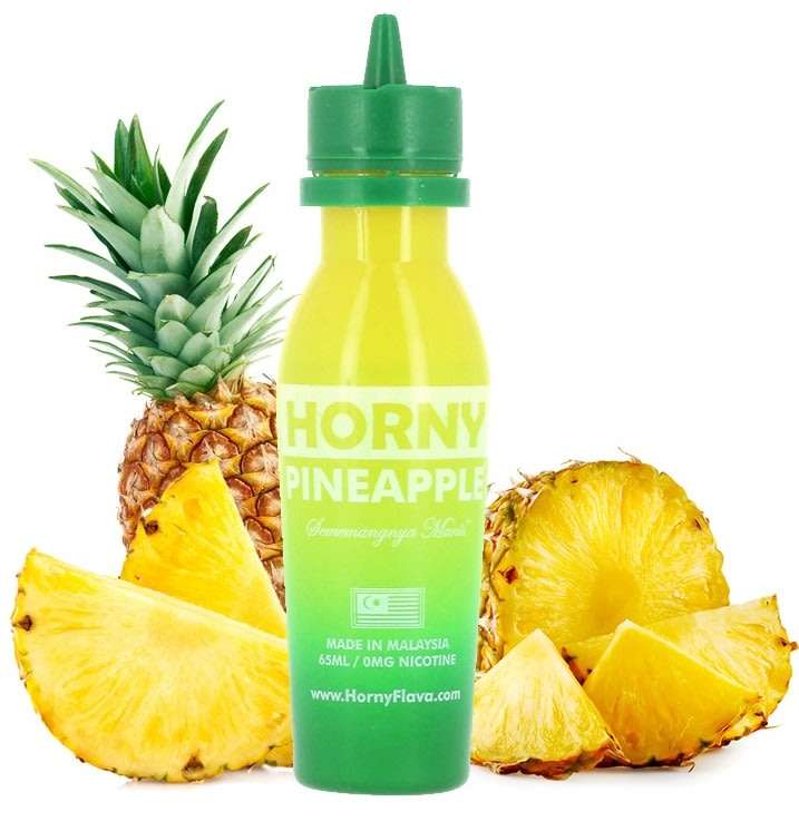 HORNY FLAVA - PINEAPPLE - 65ML 3mg E-LIQUID 60ml /Vape Juice/Smoke Juice