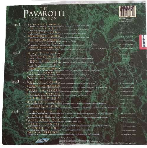The Pavarotti Collection Special Edition Double Vinyl LP - 1986