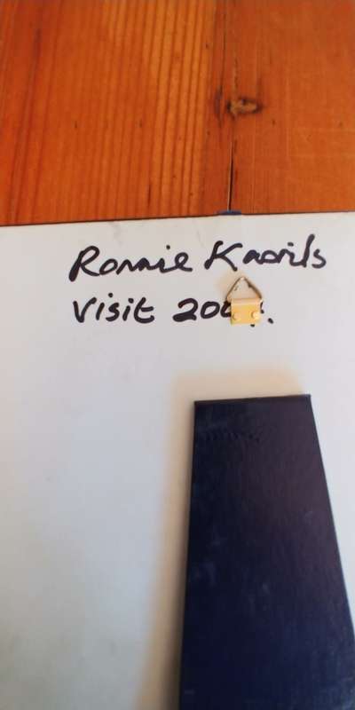 Unique Plaque presented to Ronnie Kasrils