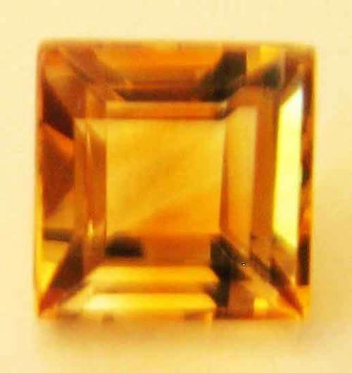 8.00 x 8.00 mm Princess cut Citrine 2.66 ct
