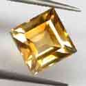 7.00 x 7.00mm Princess cut Citrine 1.56 ct