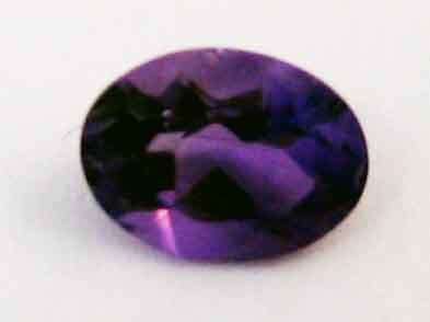Genuine 9.10 x 7.10 mm oval cut Amethyst 1.74 ct