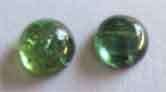 2 Pieces of 4.10 mm Round Cabochon cut Tourmaline, T. W. 0.68 ct.price/ piece