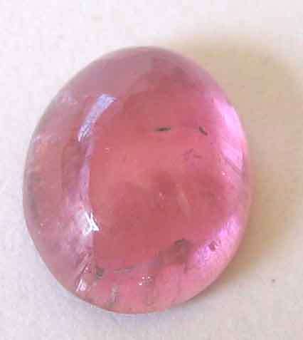 Tourmaline 9.00 x 7.00 mm Cabochon pink colour 2.09 ct
