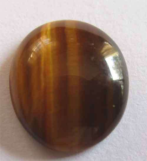 11.80 x 10.00 mm ov Tiger Eye 2.86 ct.