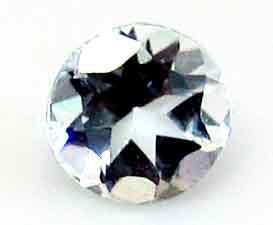 Aquamarine round facet 0.51ct