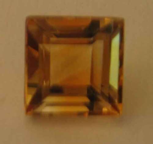 7.00 X  7.00 mm Princess  CUT CITRINE 1.64 CT.