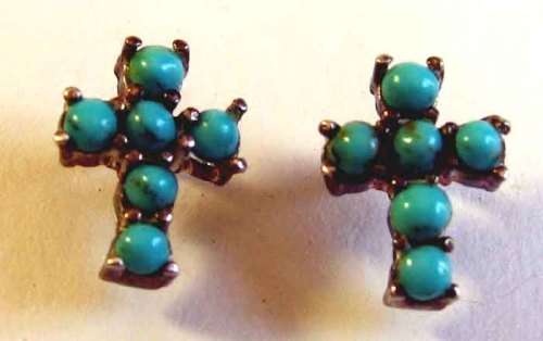 Sterling Silver   and Turquoise Earrings