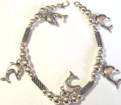 925 Sterling Silver and Charms Bracelet
