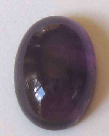 10.00 x 12.00 mm Oval cabochon cut Amethyst 4.12 ct.