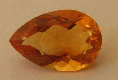 Citrine 10.0  x 7.00mm Pear cut 1.82 ct