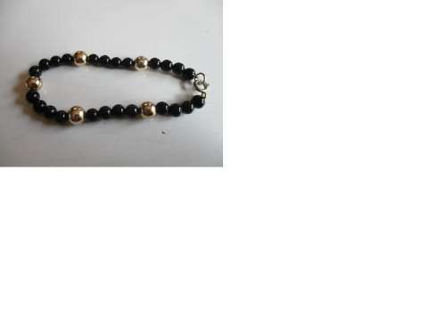 Genuine  Black Onyx Bracelet