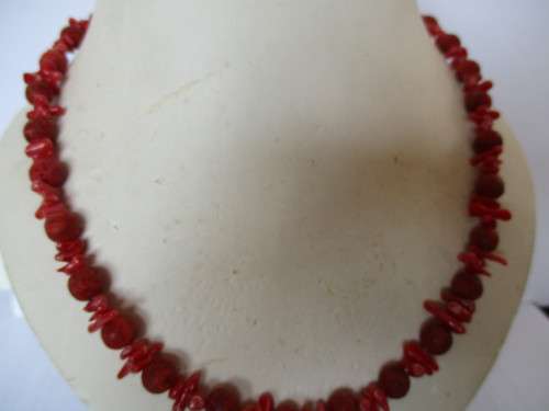 Genuine Red Coral  Necklace
