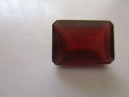 14.00 x 10.00 mm Emerald cut Garnet  8.79 ct.