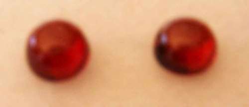 1 lot Garnets- 2 Pieces 5.00 mm round 1.21 ct.Price/ both